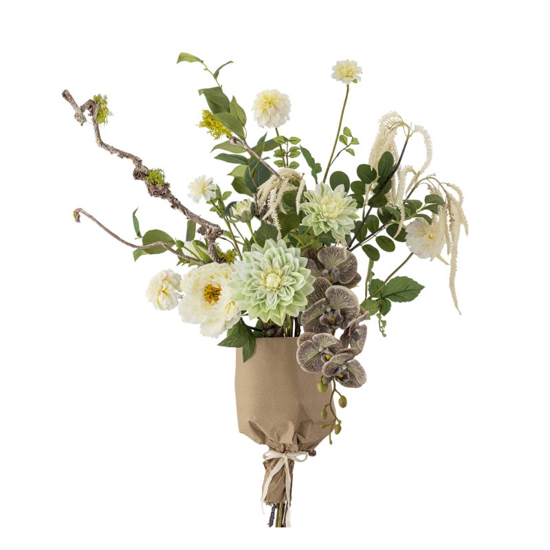 Bloomingville - Rise Bouquet - White - Artificial Flowers