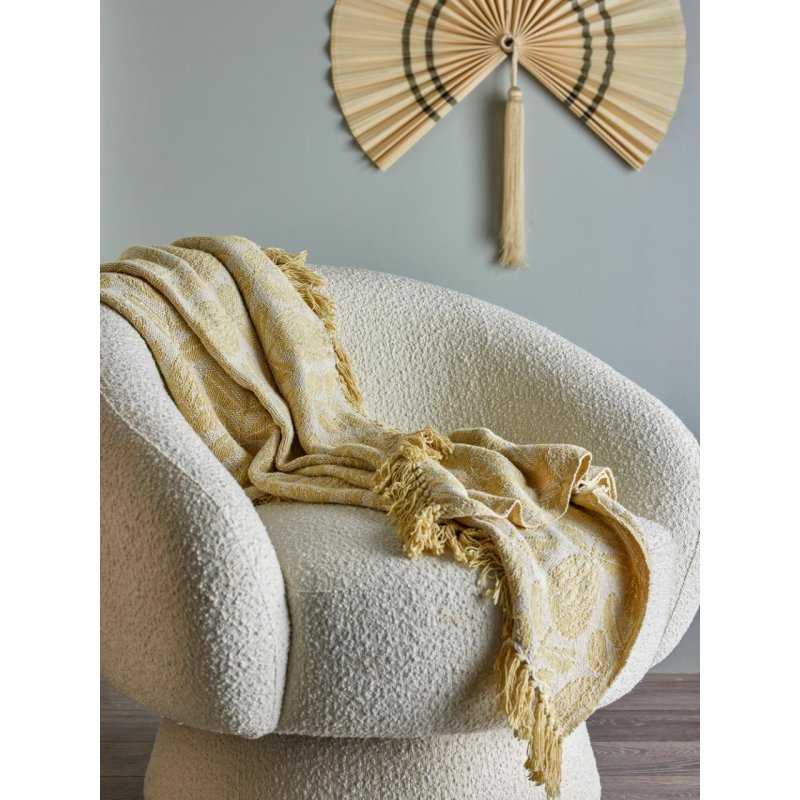Bloomingville - Pratello Throw - Yellow