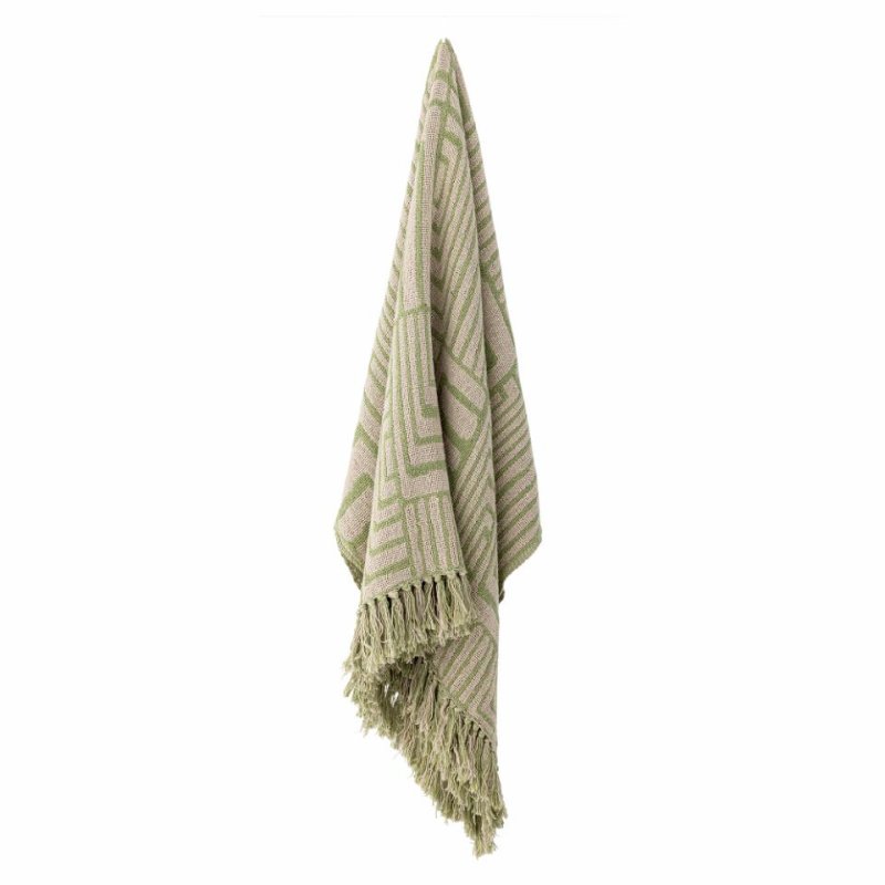 Creative Collection - Velva Throw - Green - Recycled Cotton