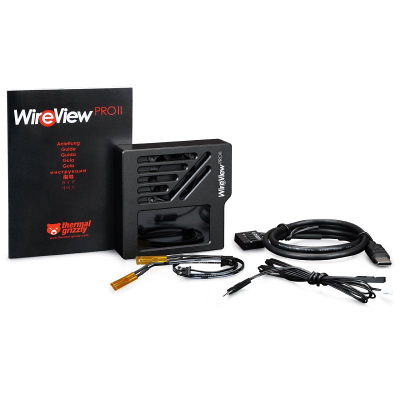 WireView Pro II (schwarz, Reversed, 12V-2x6-Pin, USB-C)