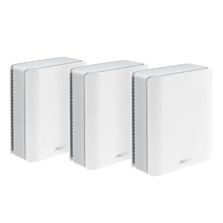 Asus (ZenWiFi BT8) BE14000 Tri-Band Wi-Fi 7 Smart AiMesh Extendable Routers (3 Pack), Up to 5,900 sq.ft, 2x 2.5G Ports,