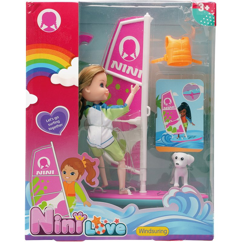 POUPEE PLANCHE A VOILE