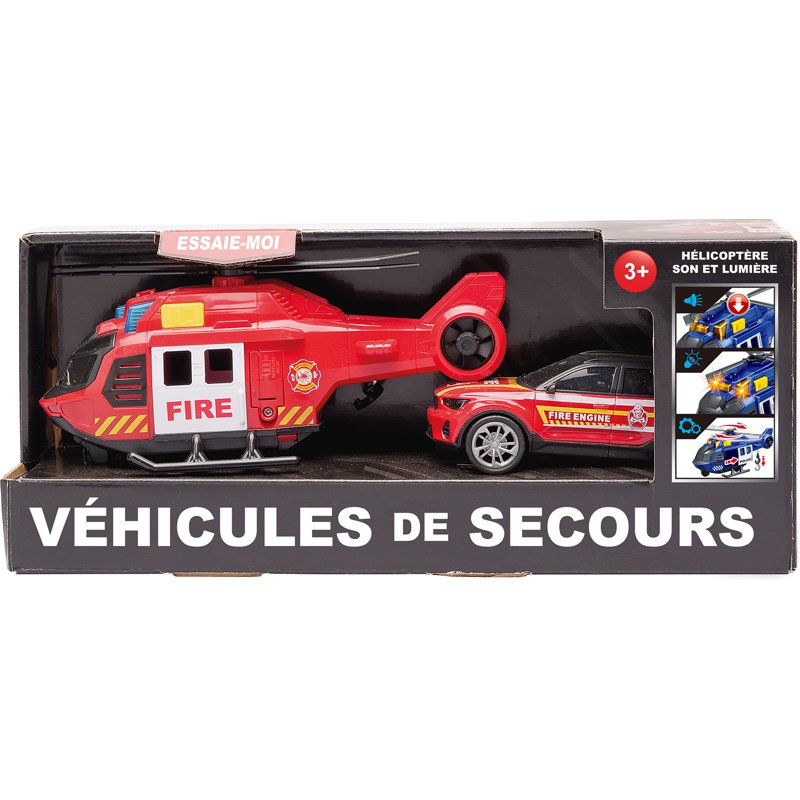 2 Véhicules SECOURS SON ET LUMIERE - Modèle choisi aléatoirement