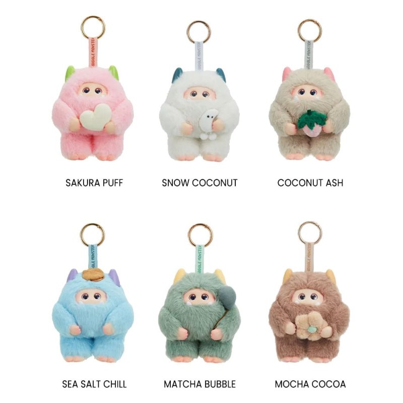 Giggle Monster Plush Keychain 11 cm Marshmallow Dreams Blind Box Display (6)