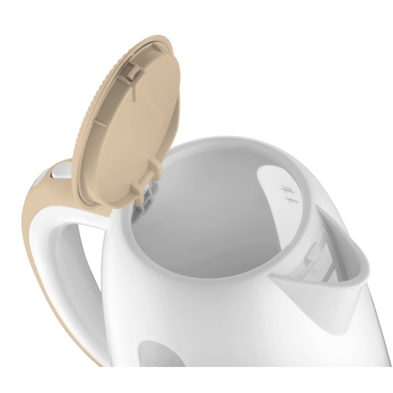 Concept RK2331 bouilloire 1,7 L 2200 W Beige, Blanc