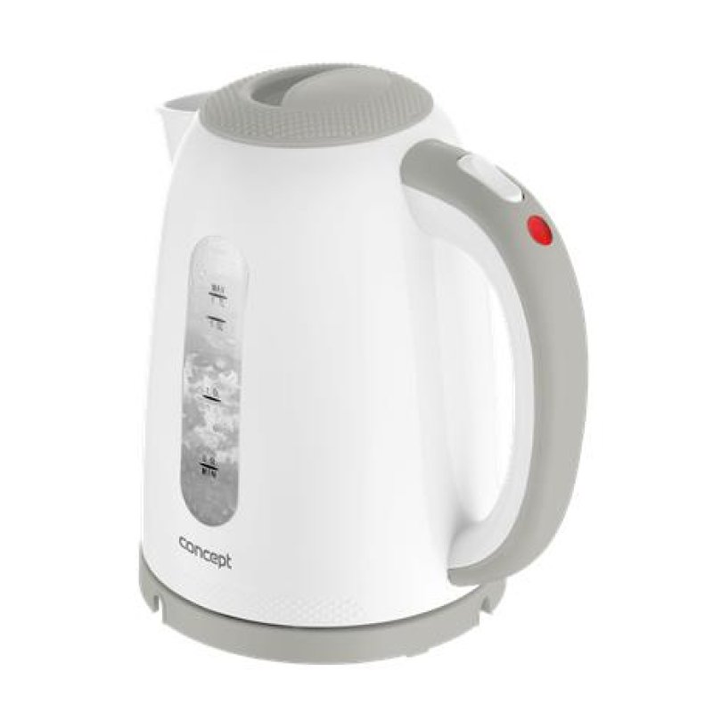 Concept RK2335 bouilloire 1,7 L 2200 W Gris, Blanc