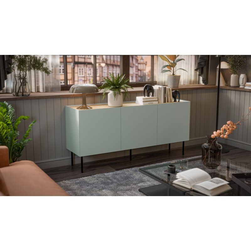 Cama FELLINI chest of drawers 150x40x70 olive oiled oak top