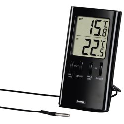 Hama T-350 Electronic environment thermometer Indoor Black