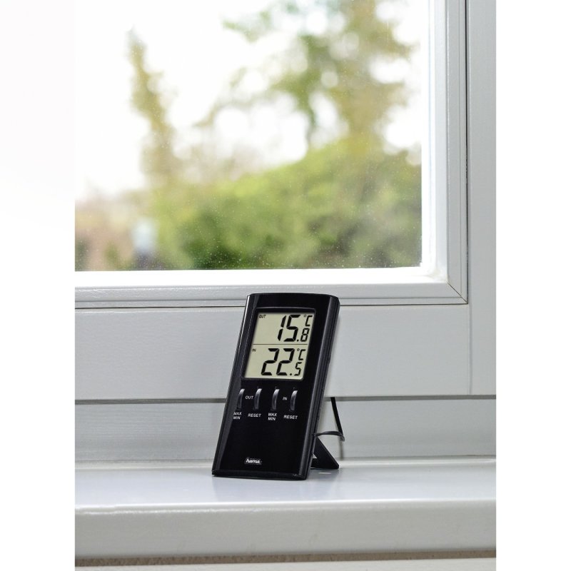 T-350 LCD THERMOMETER BLACK