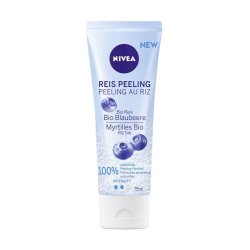Nivea Face Scrub Rice Scrub Smooth Organic Blueberry 75ml
