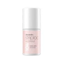 Alessandro Striplac Uv Colour Shimmer Nail Polish No104 Baby Pink 8ml