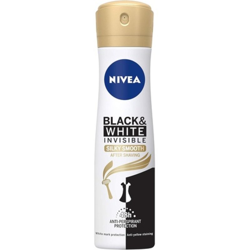 Nivea Black & White Silky Smooth Deodorant Spray 150ml