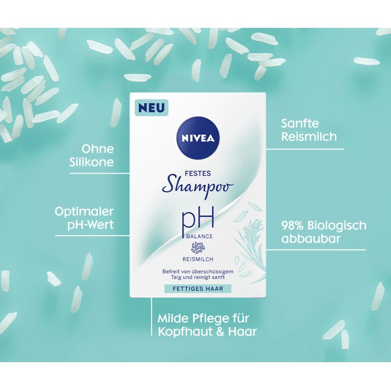 NIVEA Festes Shampoo pH Balance Shampoing solide Non-professionnel Unisexe