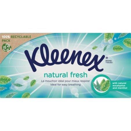 Kleenex Natural Fresh Tissue Box 64s
