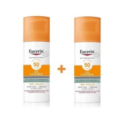 Eucerin Sun Gel Cream Oil Control Dry Touch Spf 50 50ml Set Of 2