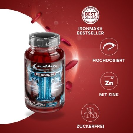 Ironmaxx Tt Ultra Strong Tribulus Terrestris 90 Tablets 1600mg