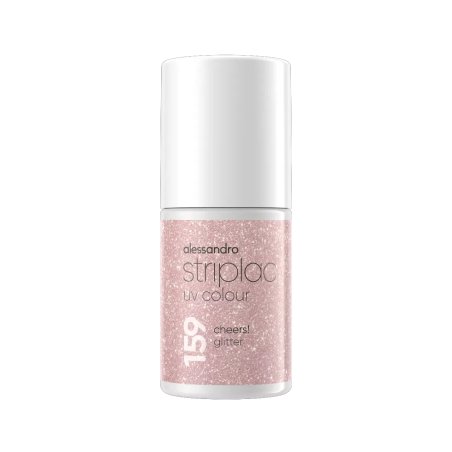 Alessandro Striplac Uv Colour Glitter Nail Polish No159 Cheers 8ml