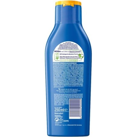 NIVEA 85605 écran solaire et produit après soleil Lait de protection solaire Adultes