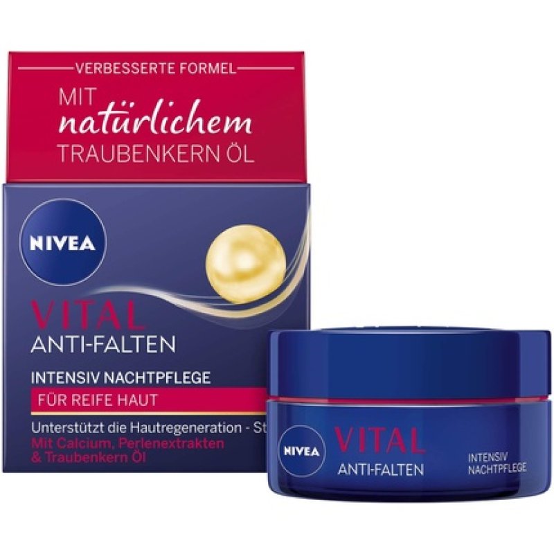 NIVEA Vital Anti-wrinkle Intensive Night Care Night cream Face 50 ml
