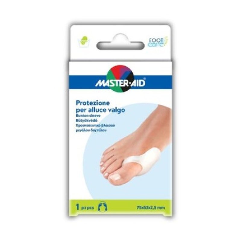 Master-Aid Foot Care Protection for Hallux Valgus Made In Gel 75x53x2.5mm