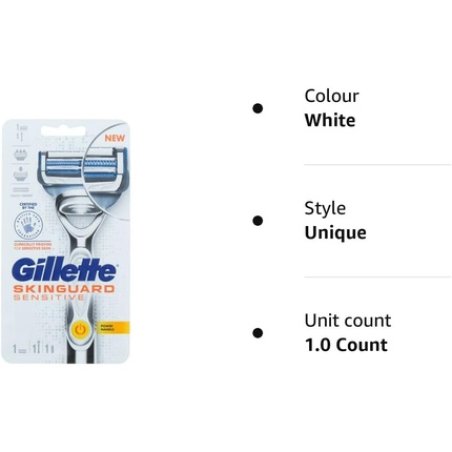 Gillette SkinGuard Sensitive Razor White 1 Count