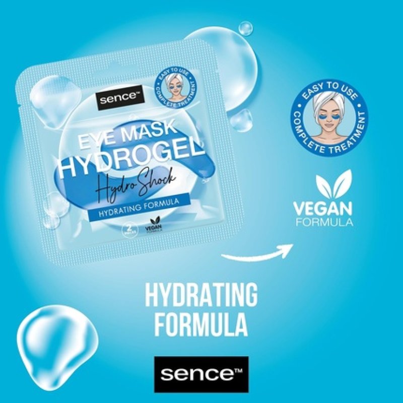 Sence Hydro Shock Eye Pads Hydrogel Facial Care Eye Mask