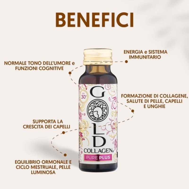 Gold Collagen New Pure Plus Collagen Supplement with Biotin for Hair Growth