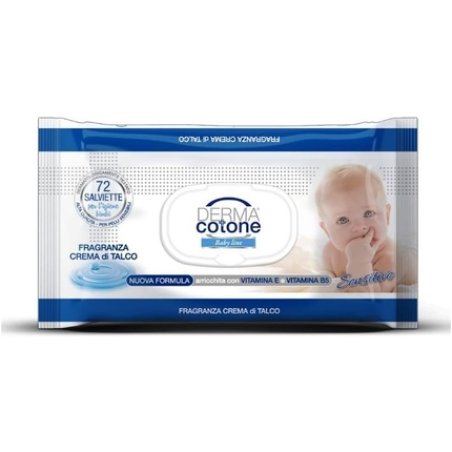 Dermacotone Wet Wipes Talcum Cream
