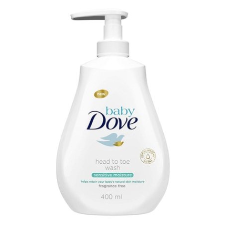 Dove Baby Head to Toe Body Wash Sensitive Moisture 13.52 FL.Oz / 400 ml Unscented