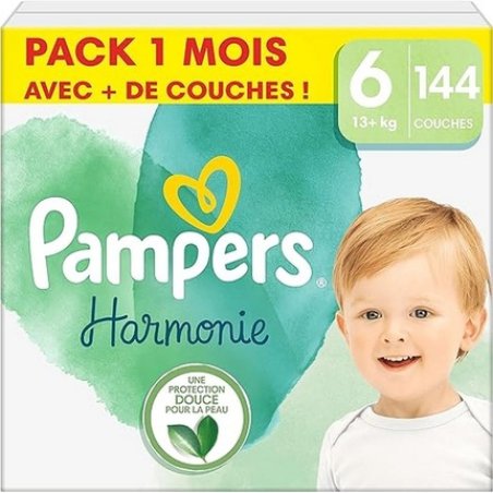 Pampers Baby Nappies Size 6 Harmony Monthly Box Gentle Skin Protection And Plantbased Ingredients