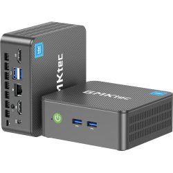 GMKtec NucBox G3 PLUS Intel N N150 16 GB DDR4-SDRAM 512 GB SSD Windows 11 Pro Mini PC Grey, Titanium