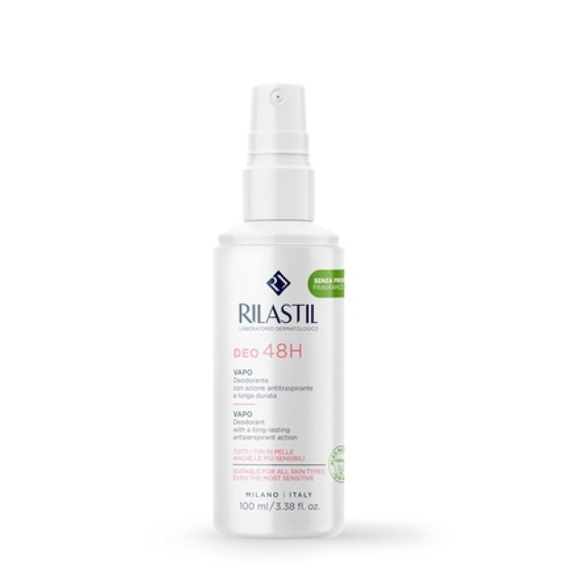 Rilastil Deovapo Antiperspirant Spray Long Lasting Up To 48 Hours Absorbent