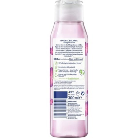 Nivea Naturally Good Wild Rose Fragrance and Organic Argan Oil 300ml