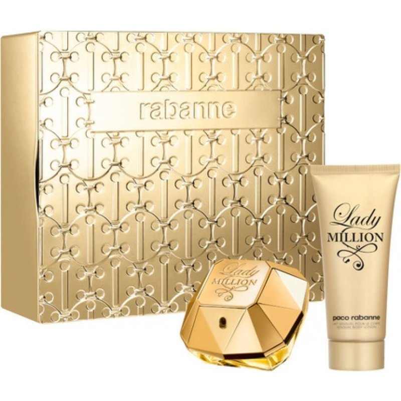 Paco Rabanne Lady Million Eau De Parfum 80 Ml Body Lotion 100 Ml
