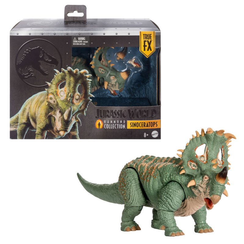 Jurassic World – Figurine articulée Sinoceratops Collection Hammond