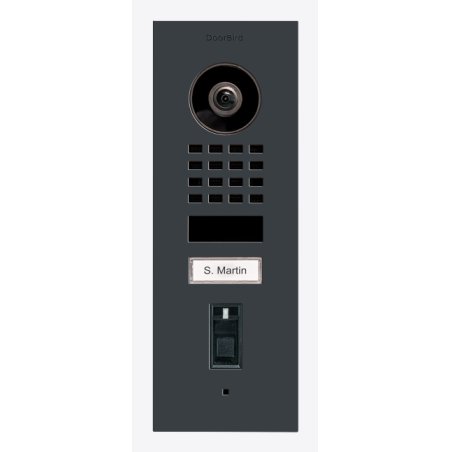 DoorBird D1101FV video intercom system Anthracite, Grey