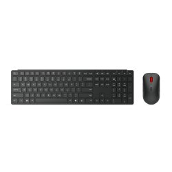 Lenovo 4X31S04814 clavier Souris incluse Bureau RF sans fil Bluetooth Allemand Noir