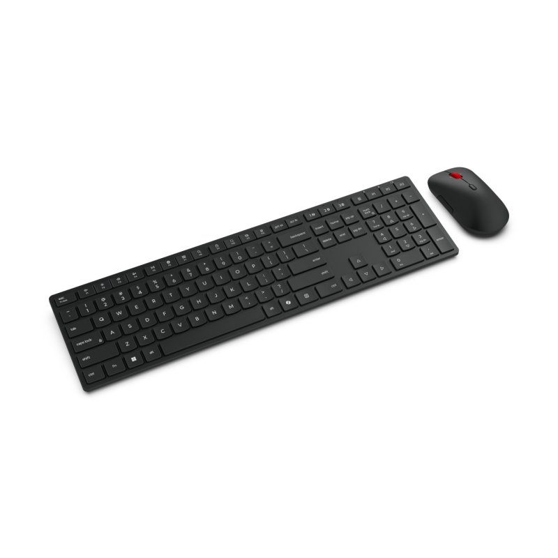 Lenovo 4X31S04814 clavier Souris incluse Bureau RF sans fil Bluetooth Allemand Noir