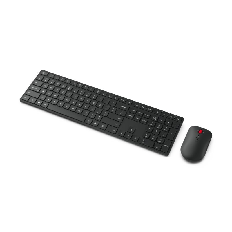 Lenovo 4X31S04814 keyboard Mouse included Office RF Wireless Bluetooth German Black