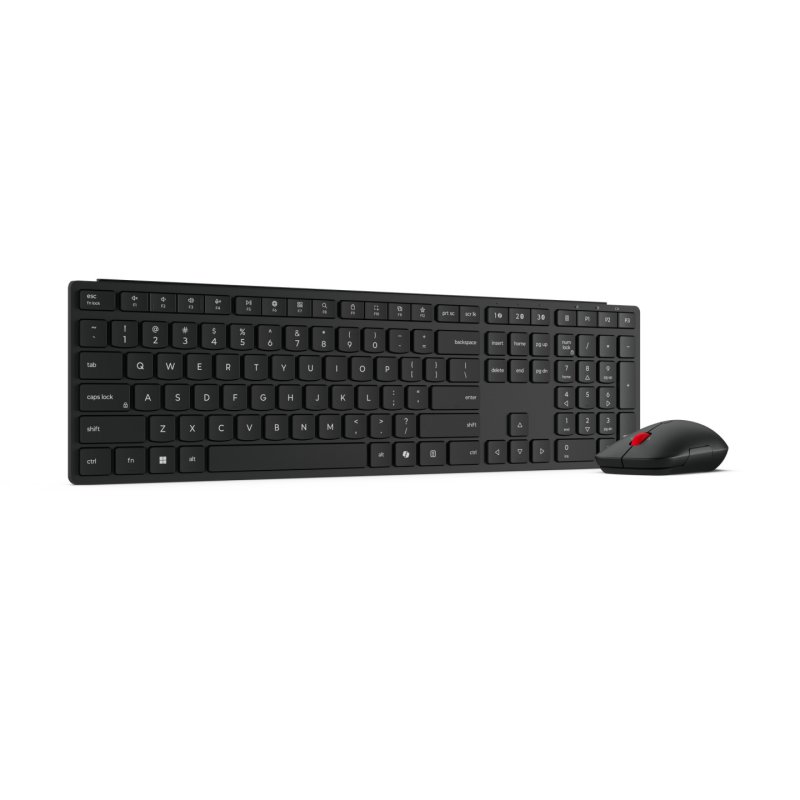 Lenovo 4X31S04814 keyboard Mouse included Office RF Wireless Bluetooth German Black