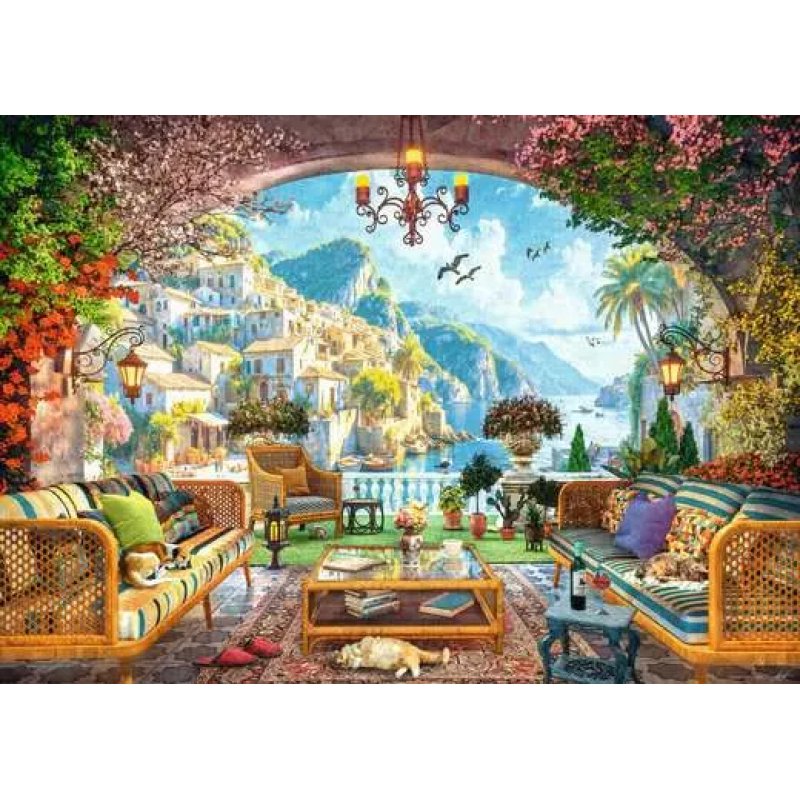 Ravensburger - Mediterranean Terrace View 1000p (12001576)