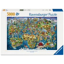 Ravensburger - World Map 5000p (12001738)