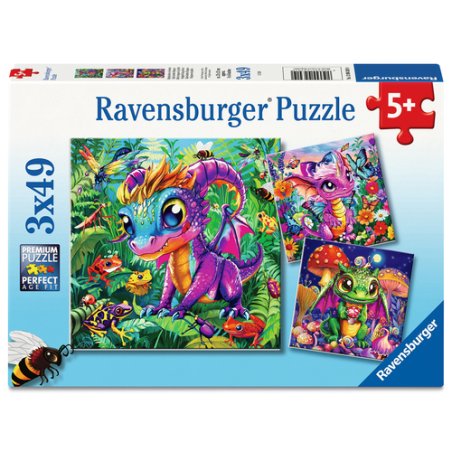 Ravensburger - Baby Garden Dragons 3x49p (12004301)