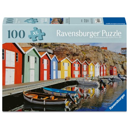 Ravensburger - Colorful Houses in Sweden 100p Ad (12001730)