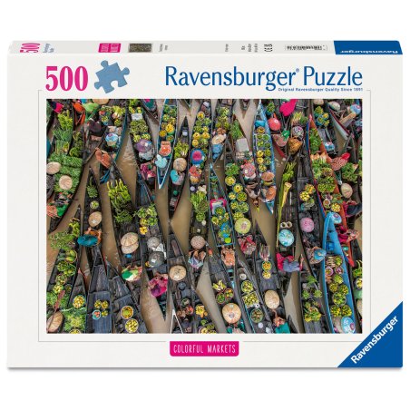 Ravensburger - Floating Market, Indonesia 500p (12001813)