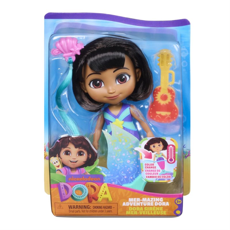 POUPEE DORA SIRENE 15 CM ACCESSOIRES Dora
