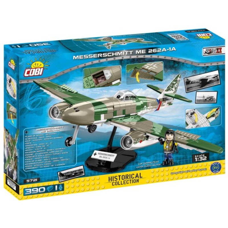 394 PCS HC WWII /5721/ MESSERSCHMITT ME 262A-1A