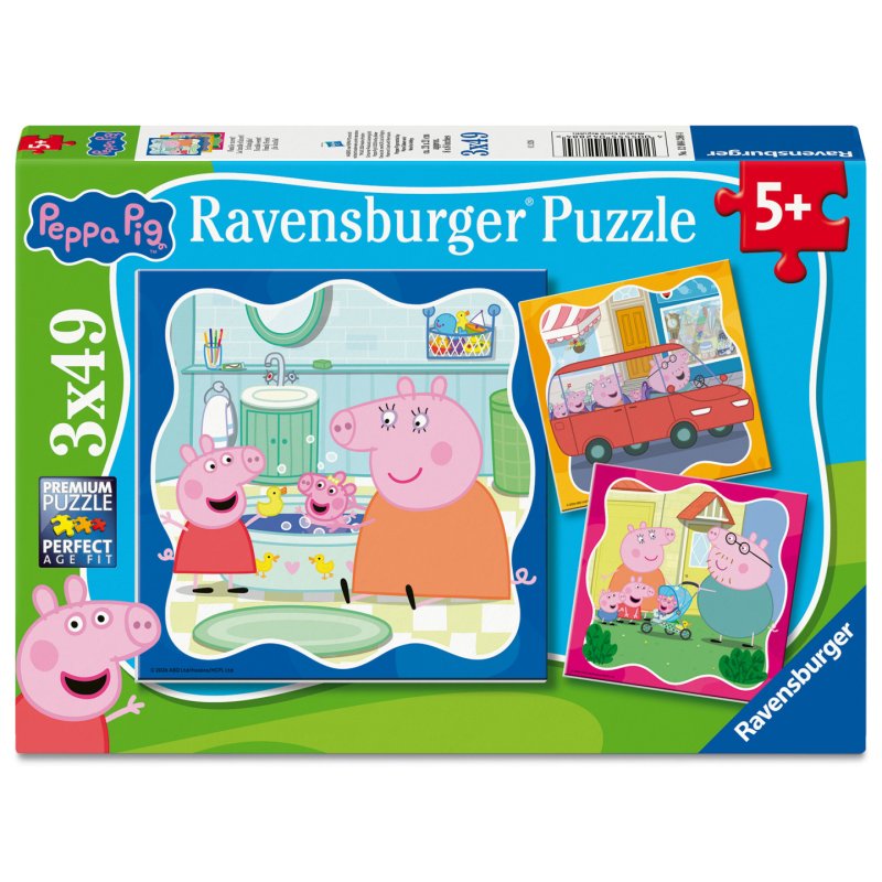 Ravensburger - Peppa Pig 3x49p (12004288)