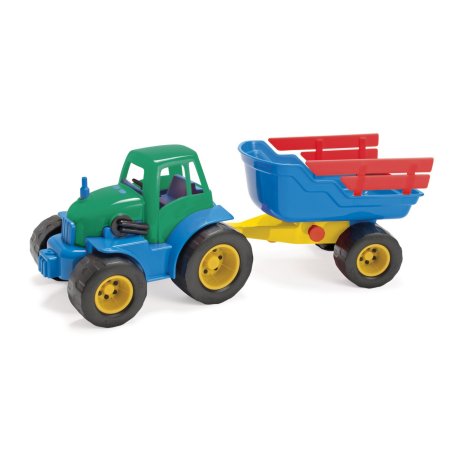 Dantoy - Classic Recycled tractor with trailer (1435)