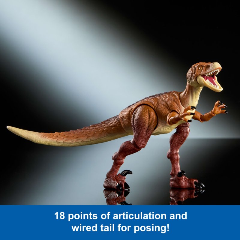 Jurassic World Hammond Collection Ornitholestes Dinosaur Figure, Deluxe Design and 18 Articulations
